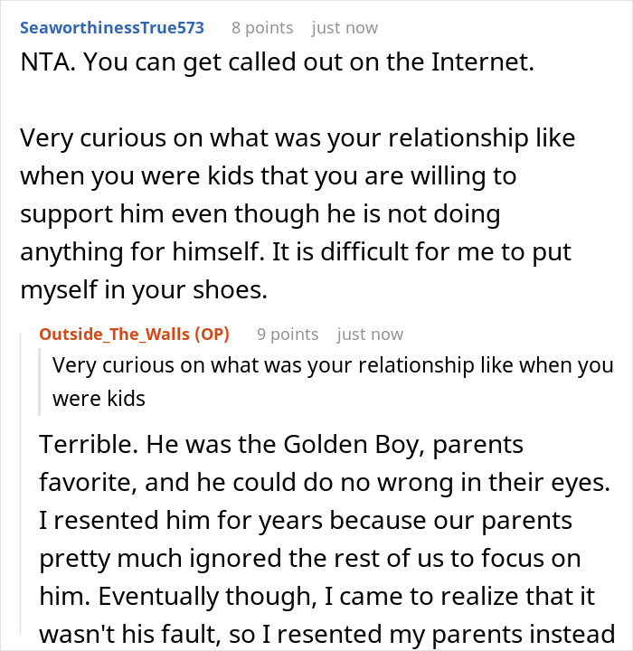 &ldquo;AITA For Pointing Out That My Brother Lives A Very Privileged Life?&rdquo;