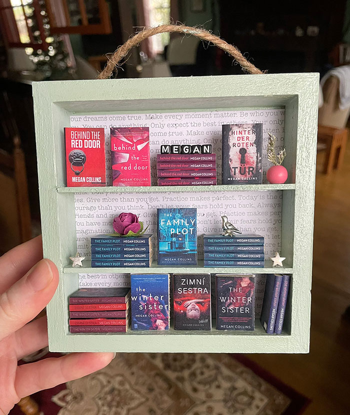 Allow Me To Introduce You To My Best Christmas Present. My Husband Had This Custom Made With All The Editions Of My Books. Hardcover, Paperback, And Large Print