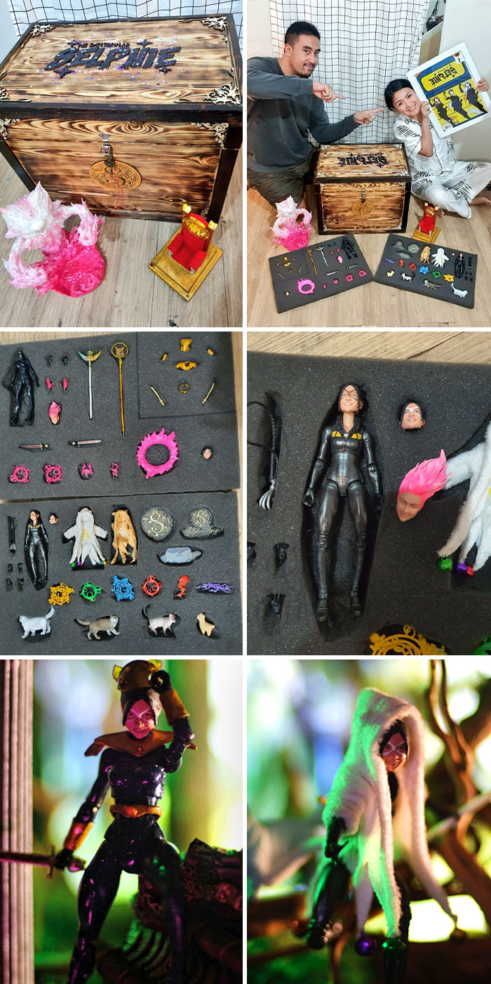 Look What My Boyfriend Gave Me For My Birthday Present. He Made A Custom Action Figure Of Me. Apparently, He Was Preparing This For Six Months. I Didn't Expect It