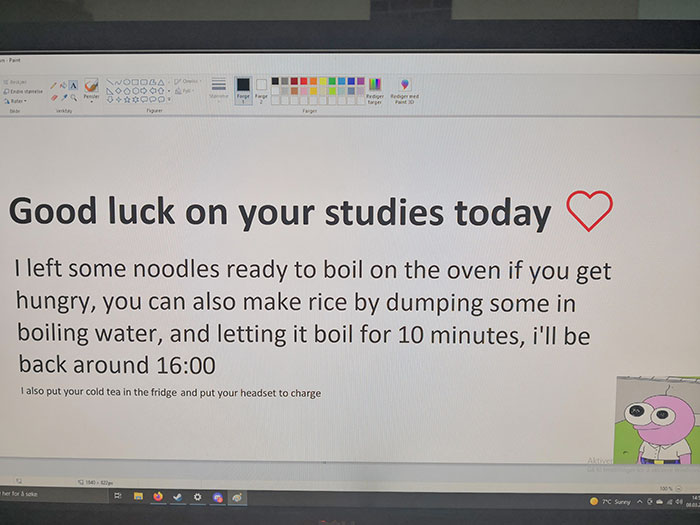 I've Been Struggling With Depression And My Boyfriend Left This On My PC