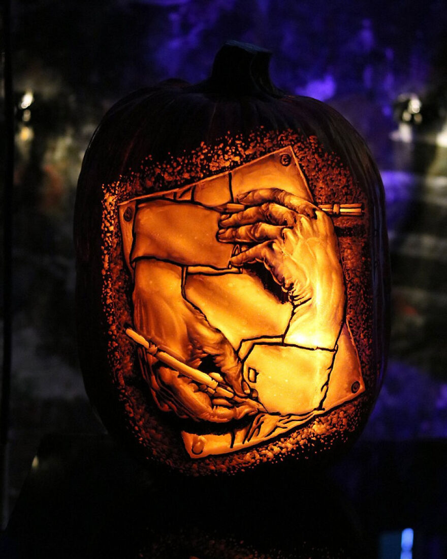 This Artist Takes Pumpkin Carving To Another Level And It's Scarily Good