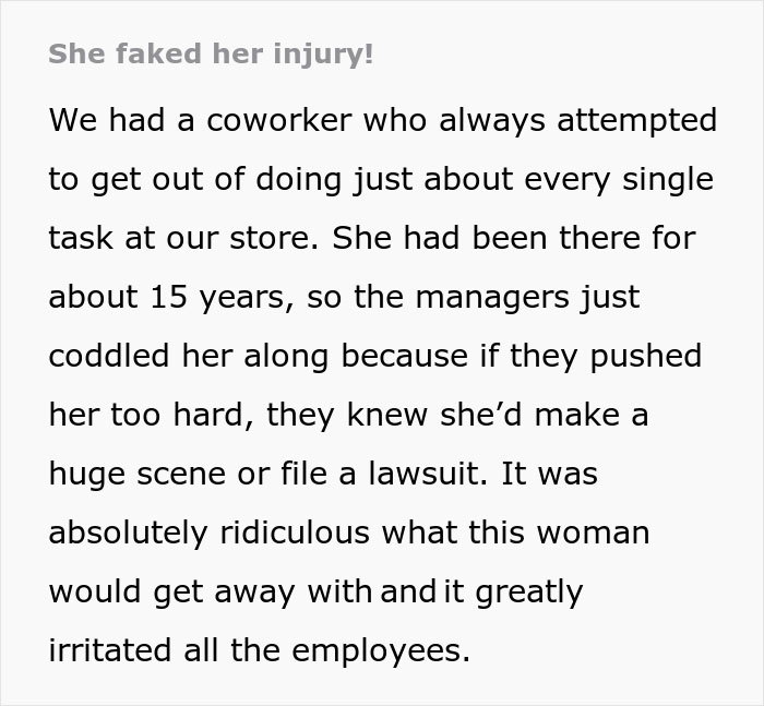 The Internet Applauds This Woman For Exposing Entitled Colleague Who&rsquo;d Been Faking A "Sprained Ankle" For 2&frac12; Weeks