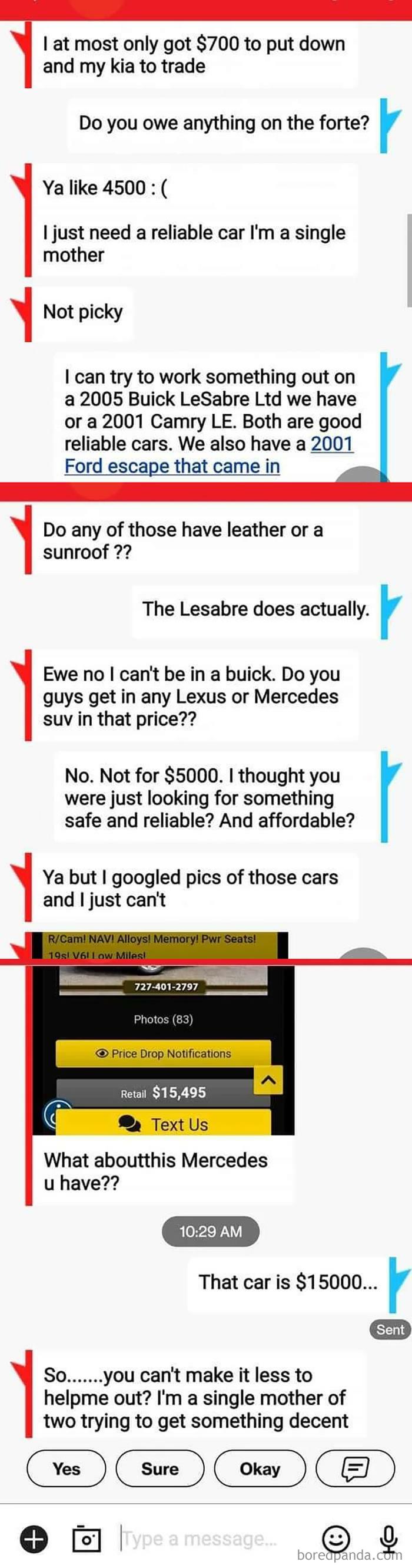 Nothing Like Being Financially Vulnerable And Deciding Now Is The Time To Try To Look Rich