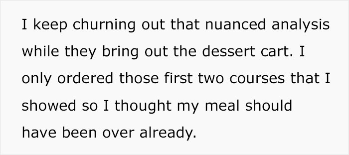 21 Y.O. Guy Went To A Michelin Star Restaurant And Pretended To Be A Food Critic, Goes Viral Online