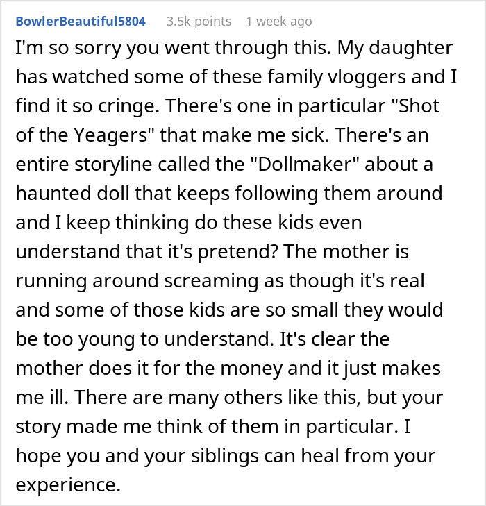 Child Of Family Vloggers Of 7 Years Reveals How It Ruined Her Life In A Raw And Honest Post