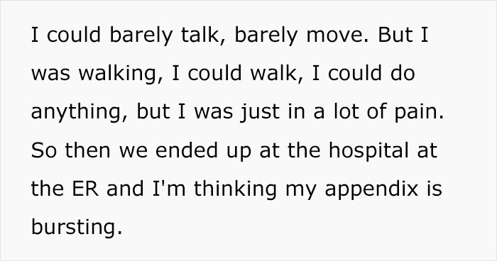 Woman Unexpectedly Gives Birth To A "Frat Baby" After Going To ER Thinking Her Appendix Is Bursting As She Had No Symptoms Woman Unexpectedly Gives Birth To A "Frat Baby" After Going To ER Thinking Her Appendix Is Bursting As She Had No Symptoms