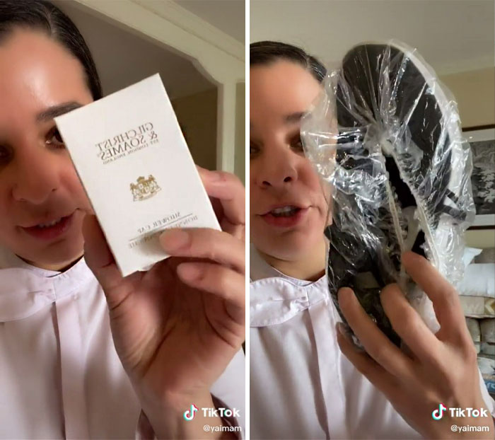 Most Hotels Offer Free Shower Caps. If You're Not Going To Use Them For Showering, Use Them For Your Shoes