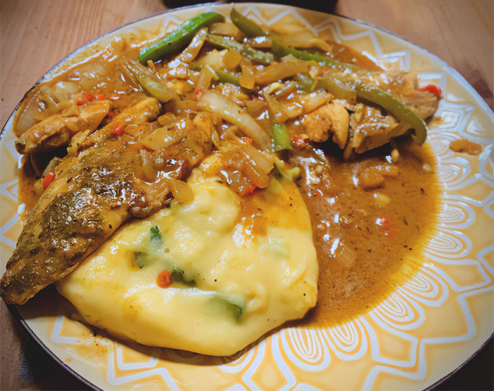 Barbados, Flying Fish With Coucou