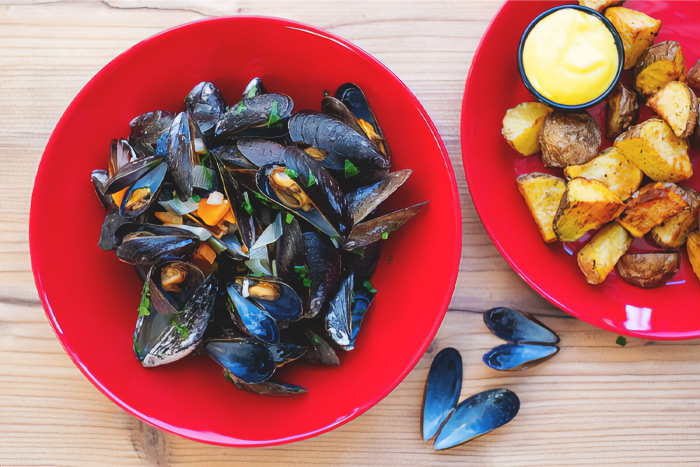 Belgium, Moules Frites