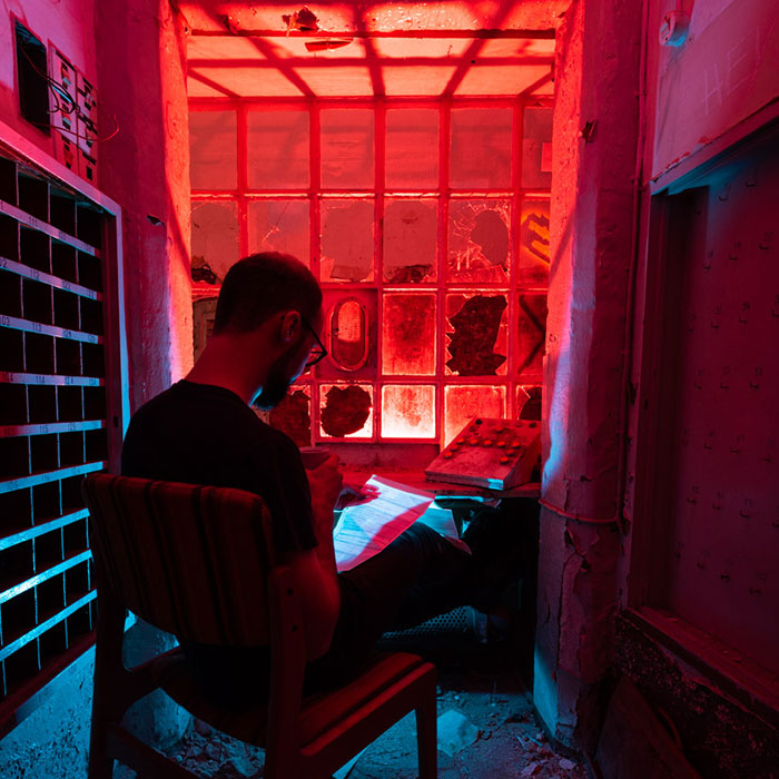 Here Are My 14 New Pics Which I Took At Abandoned Places At Night Using A Lot Of Light