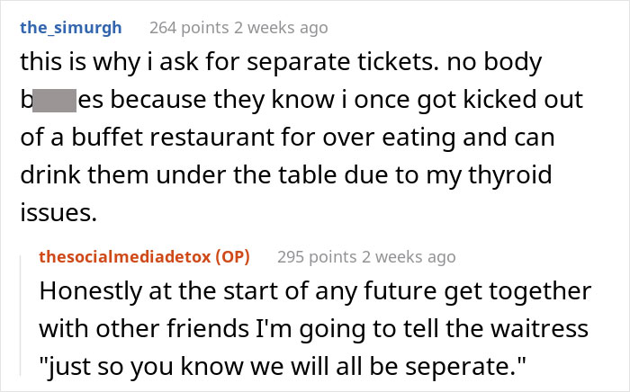 Friends Bail From Restaurant Before Check Arrives And Refuse To Pay This Woman Back For It, She Complains To The Birthday Girl's Mother