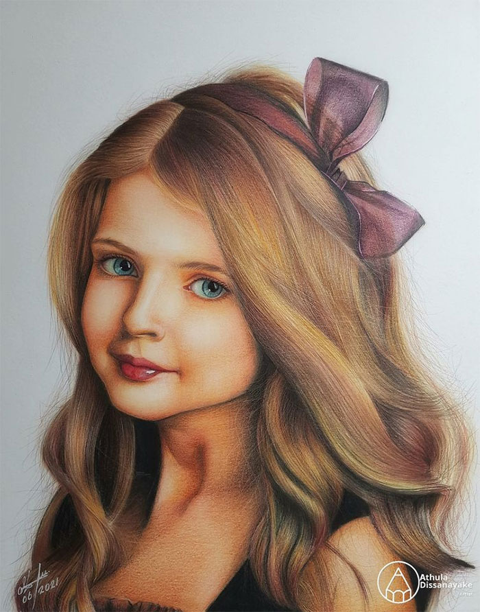 A Drawing I Did Using Coloured Pencils