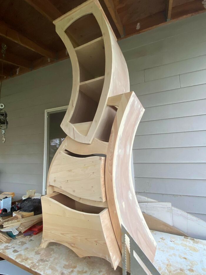 Always Wanted To Try My Hand At Some “Artsy” Furniture, My First Attempt