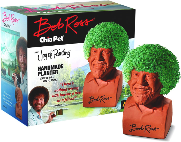 Chia Pet "Bob Ross"