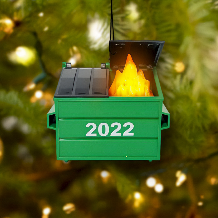 Dumpster Fire Ornament