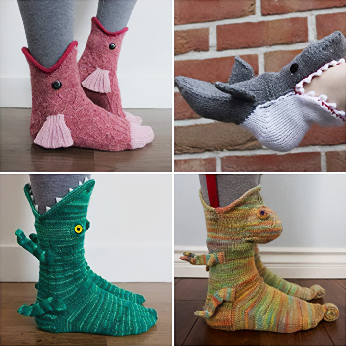 Warm Variously Shaped Socks