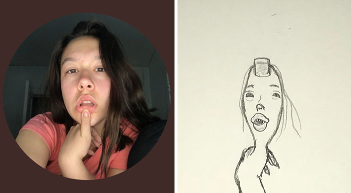 This Guy Gives His Followers’ Profile Pics A Hilarious Makeover With His Drawings (40 Pics)