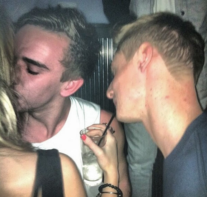 My Friend Helping Himself Out At A Club