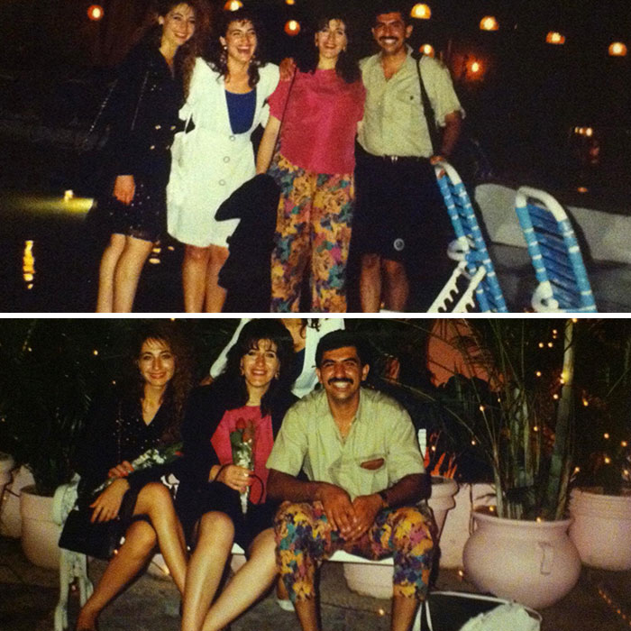 1988: My Dad Was Denied Entry To A Club In Mexico Bc He Was Wearing Shorts So My Mom Gave Him Her Pants
