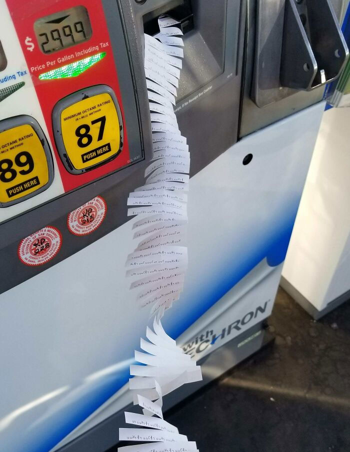 My Receipt Wanted To Be Festive