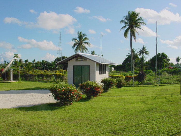 Small building in the field