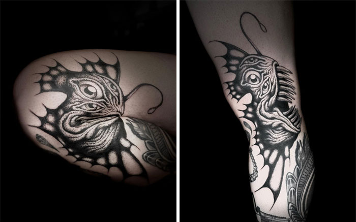 35 Genius Tattoos That Reveal Their True Form When The Body Moves, By Veks Van Hillik Tattoo