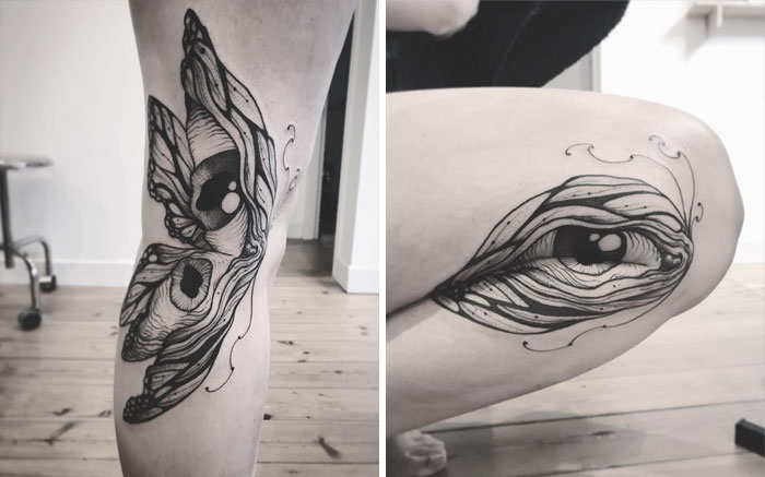 35 Genius Tattoos That Reveal Their True Form When The Body Moves, By Veks Van Hillik Tattoo