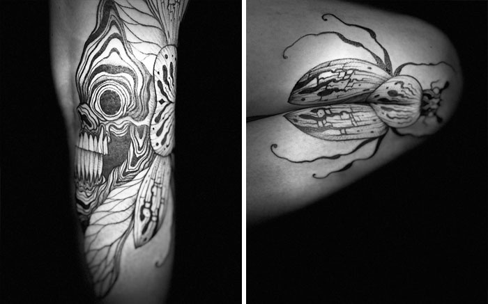 35 Genius Tattoos That Reveal Their True Form When The Body Moves, By Veks Van Hillik Tattoo