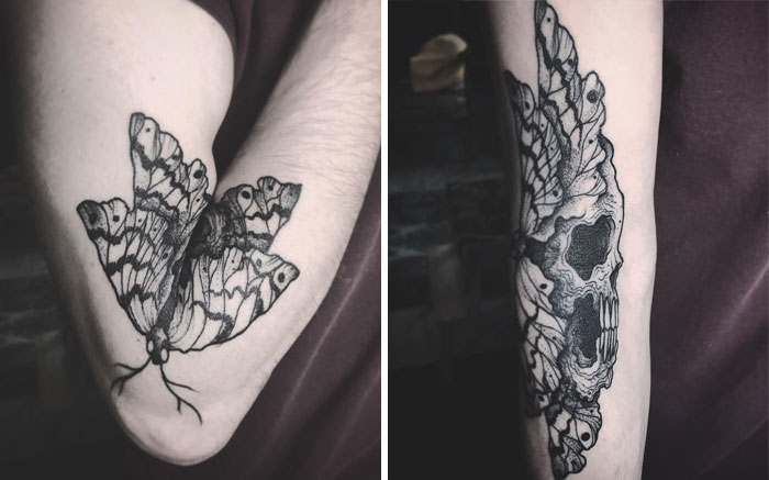 35 Genius Tattoos That Reveal Their True Form When The Body Moves, By Veks Van Hillik Tattoo