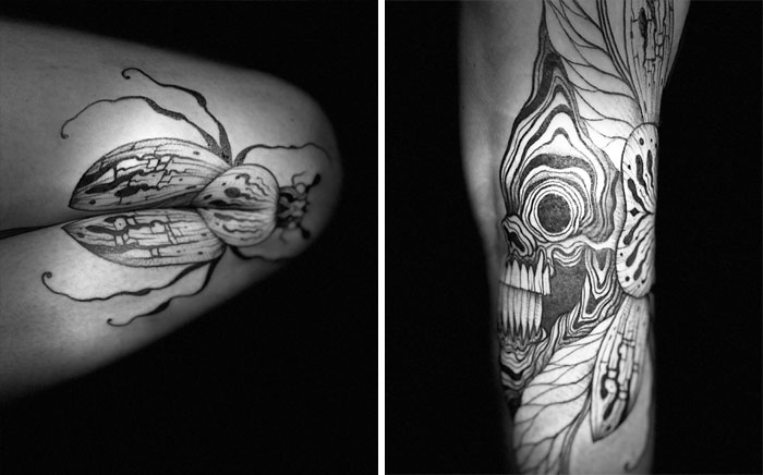 35 Genius Tattoos That Reveal Their True Form When The Body Moves, By Veks Van Hillik Tattoo