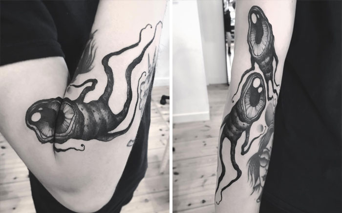 35 Genius Tattoos That Reveal Their True Form When The Body Moves, By Veks Van Hillik Tattoo