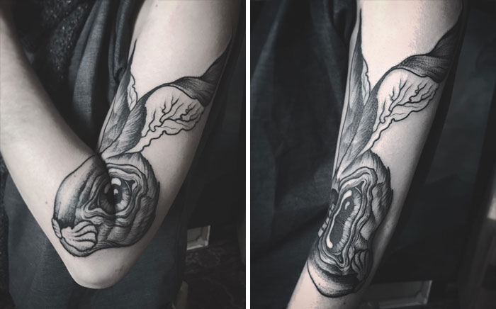 35 Genius Tattoos That Reveal Their True Form When The Body Moves, By Veks Van Hillik Tattoo