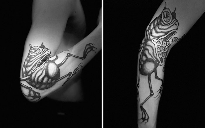 35 Genius Tattoos That Reveal Their True Form When The Body Moves, By Veks Van Hillik Tattoo