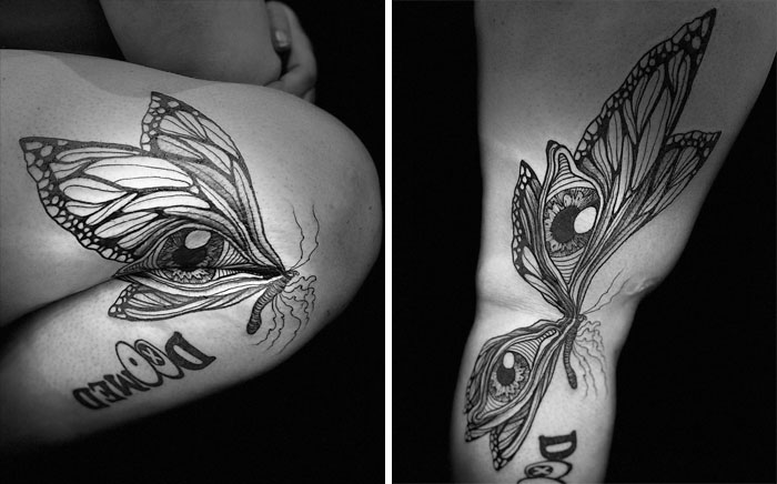 35 Genius Tattoos That Reveal Their True Form When The Body Moves, By Veks Van Hillik Tattoo