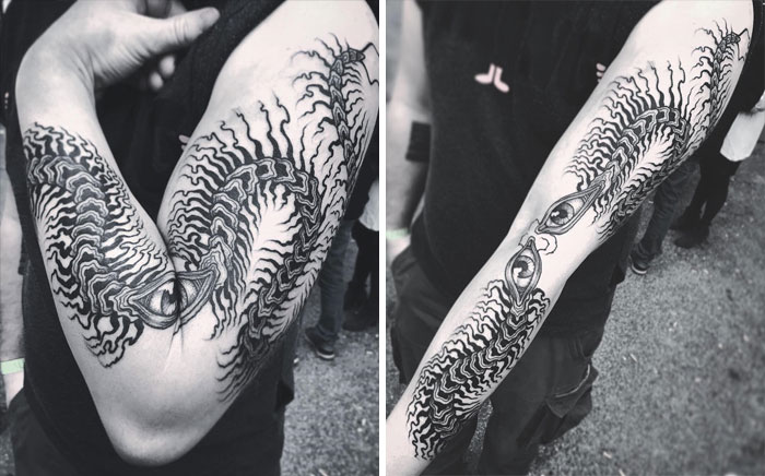 35 Genius Tattoos That Reveal Their True Form When The Body Moves, By Veks Van Hillik Tattoo