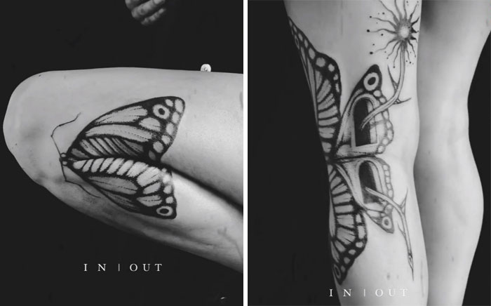 35 Genius Tattoos That Reveal Their True Form When The Body Moves, By Veks Van Hillik Tattoo