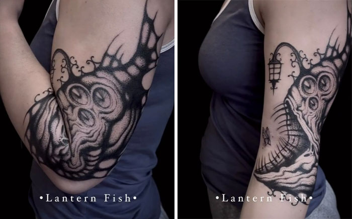 35 Genius Tattoos That Reveal Their True Form When The Body Moves, By Veks Van Hillik Tattoo