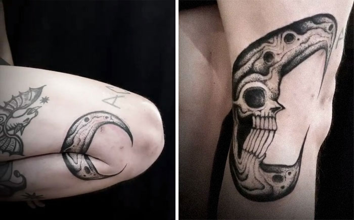 35 Genius Tattoos That Reveal Their True Form When The Body Moves, By Veks Van Hillik Tattoo