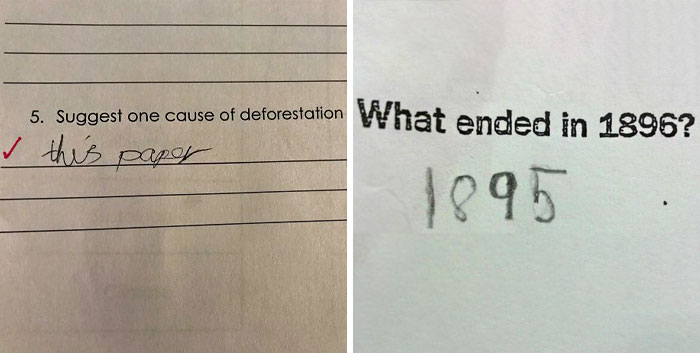 50 Of The Sassiest And Funniest Test Answers (New Pics)