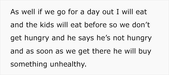 Wife Asks If It Is Okay To Warn Husband That She Will Leave Him If He Becomes More Obese Wife Asks If It Is Okay To Warn Husband That She Will Leave Him If He Becomes More Obese