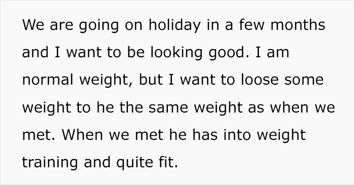 Wife Asks If It Is Okay To Warn Husband That She Will Leave Him If He Becomes More Obese Wife Asks If It Is Okay To Warn Husband That She Will Leave Him If He Becomes More Obese