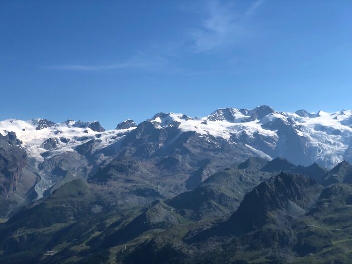 Rouja Alias Monte Rosa In Italian Alps