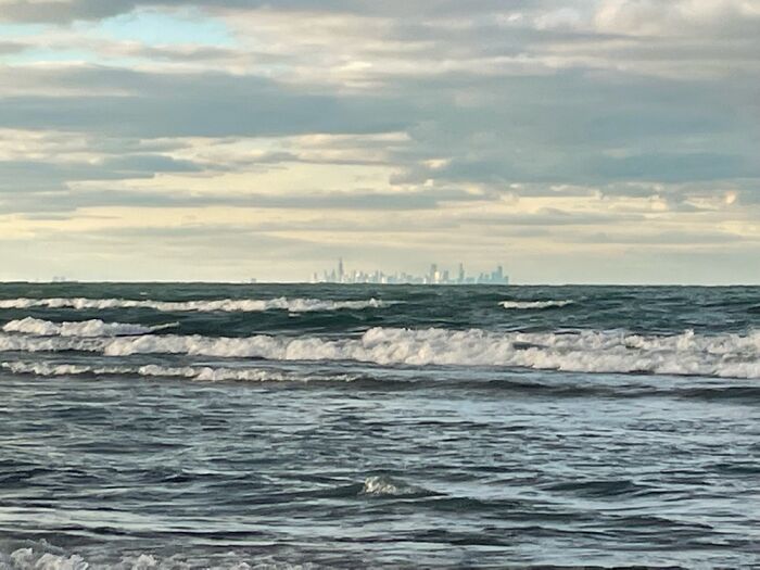 The Shore Of Lake Michigan In Indiana Dunes National Park