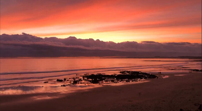 Watching Sunset In Phillip Island, Melbourne, Australia