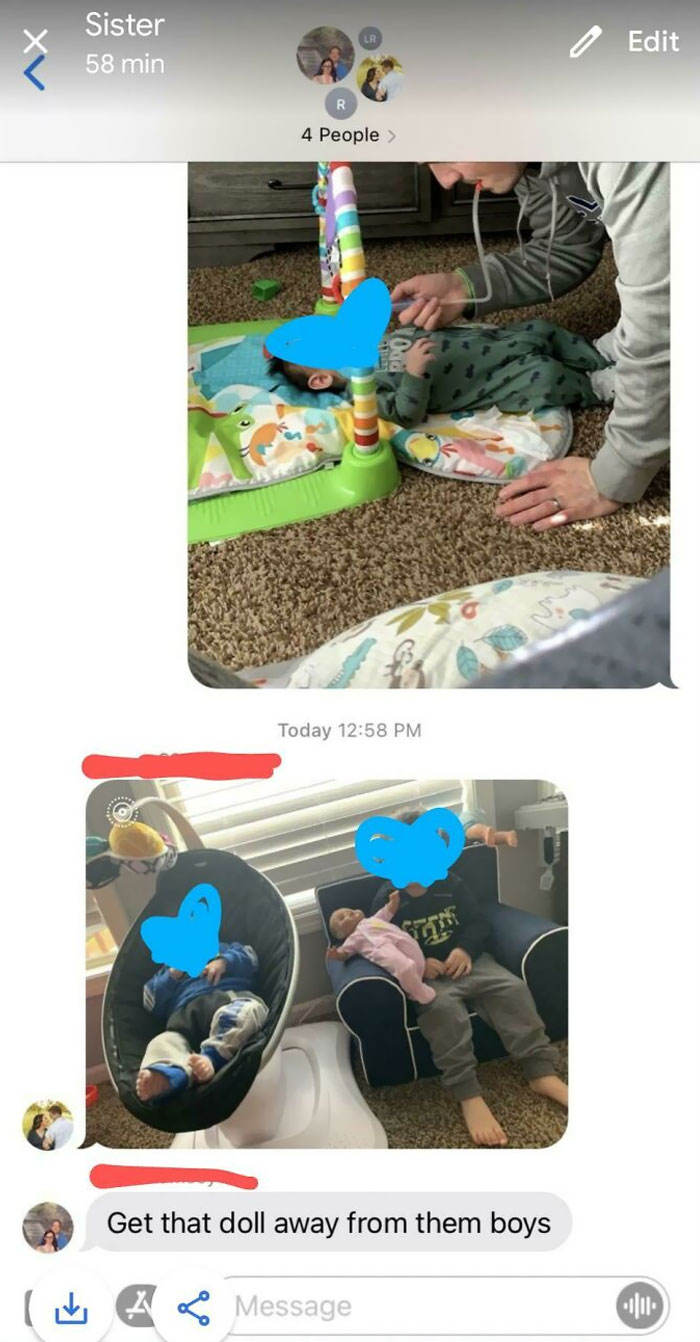 My Sister's Father-In-Law, Who Is A Very Conservative Trump Supporter, Was Not Happy That She Bought Her Son A Baby Doll For Christmas