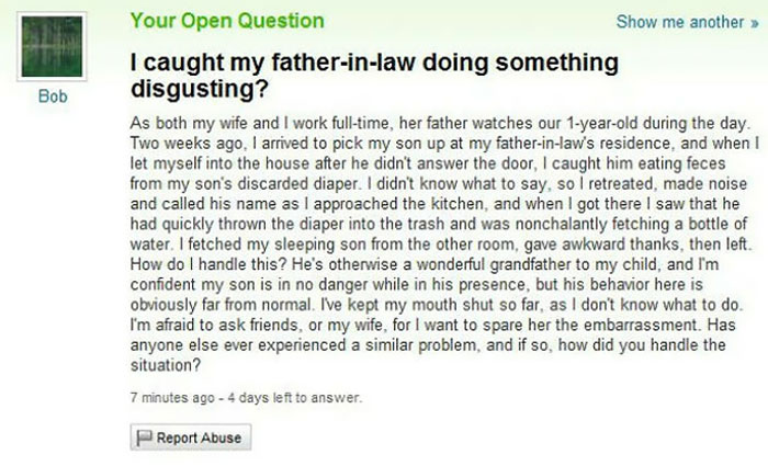 Father-In-Law Doing Something Disgusting