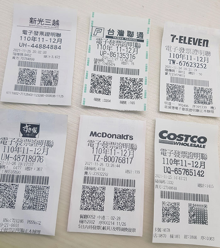 To Prevent Stores From Evading Tax, Every Receipt In Taiwan Is Automatically A Lottery Ticket, Which Can Win Up To 10 Million Dollars. 360,000 USD