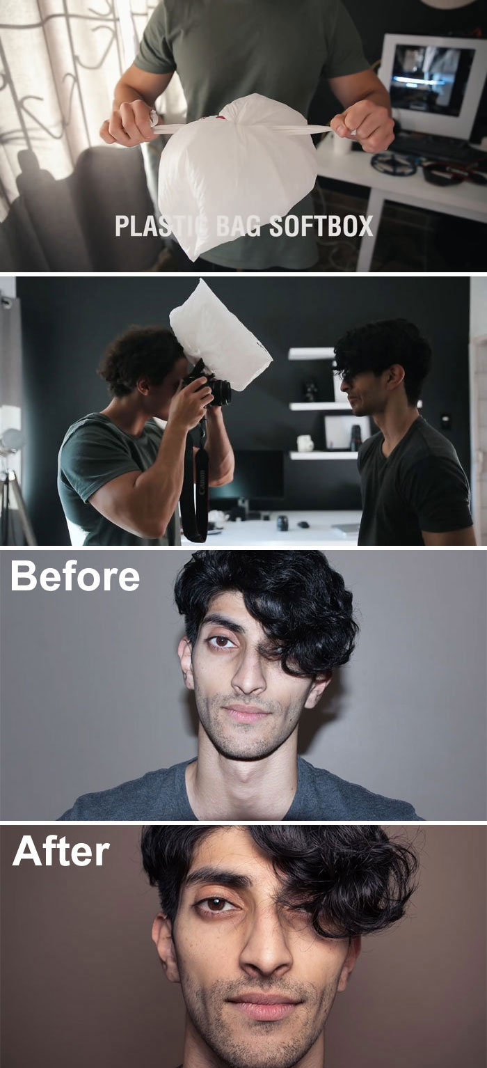 Use A Plastic Sandwich Bag To Produce A Foggy, Ethereal Effect