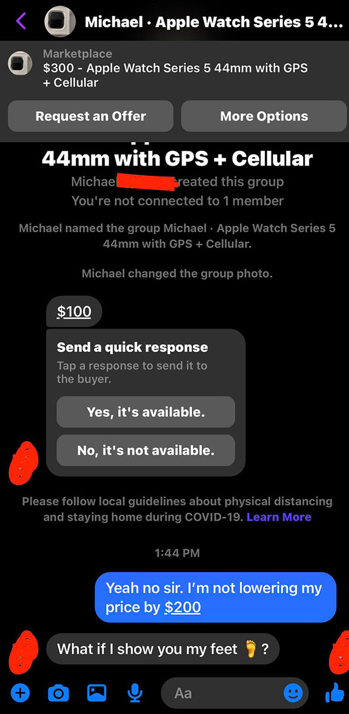 I Was Trying To Sell My Apple Watch On The Marketplace And Got This