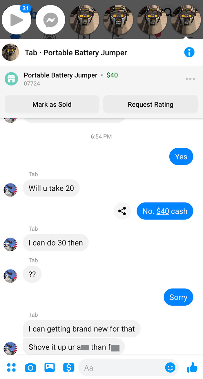 Oh, Facebook Marketplace